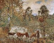 Camille Pissarro pond oil